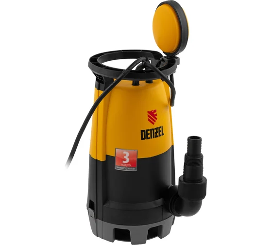 Насос дренажный д/грязной воды  600Вт 130л.мин/Н-7м/частицы 30мм DP-600S Denzel(21)