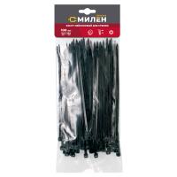 Хомут нейлоновый  3,6х150мм 100шт черный Милен