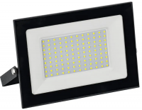 Прожектор светодиодный 100W 6500К без датчика движения черный Led IP65 Generica