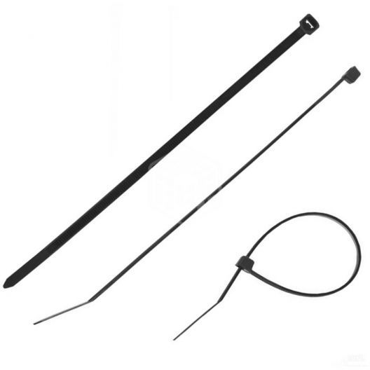 Хомут нейлоновый  4,8х400мм  25шт черный Зубр