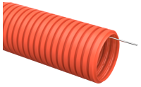 Труба гофрированная 20 ПНД оранжевая IEK(50м)