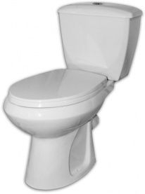 Унитаз - компакт Элисса с сиденьем и арматурой нижний подвод Оскольская керамика(11)---