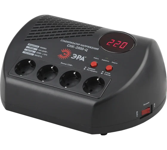 Стабилизатор   2000Вт СНК-2000-Ц ЭРА(5)