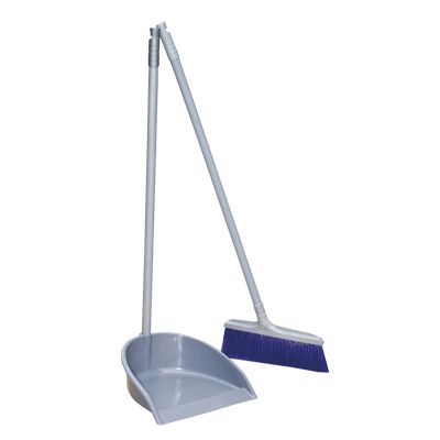 Совок+щетка для мусора Ленивка Мультипласт