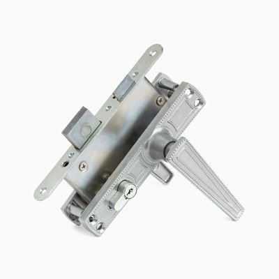 Замок врезной 13см с руч. бриллиант язычок 3В4-3.01 Зенит