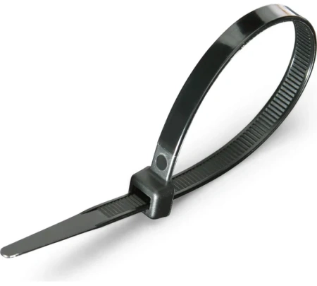 Хомут нейлоновый  2,5х200мм 100шт черный