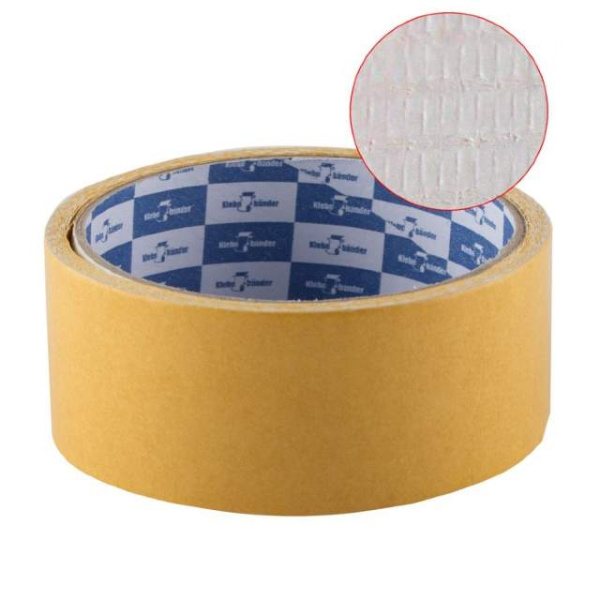 Лента двусторонняя ткань 50ммх 5м Klebebander---