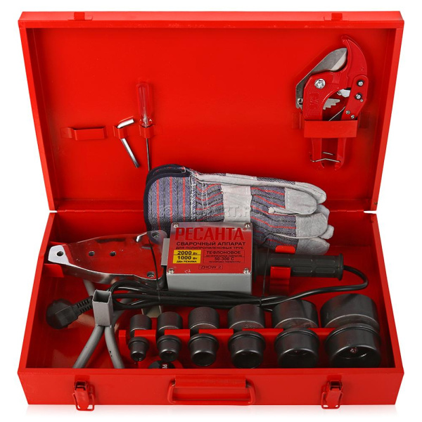 Аппарат для сварки труб 2000Вт АСПТ-2000 Ресанта