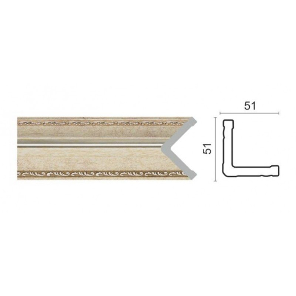 ДП DecorDizayn Уголок 142-59 51х51х2400