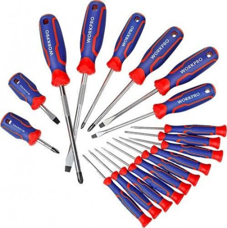 Набор отверток 18шт PH/SL с подставкой Workpro