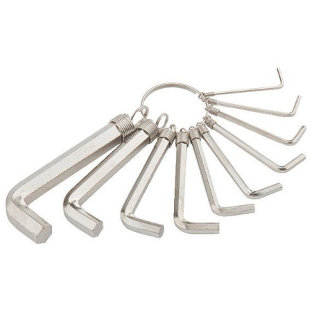 Набор ключей имбусовых Hex 1,5-10,0мм 10шт Sparta