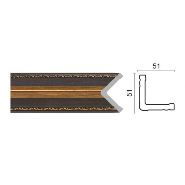 ДП DecorDizayn Уголок 142-966 51х51х2400