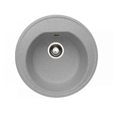 Мойка иск мрамор врезная G001 505х505 серебро Granicom