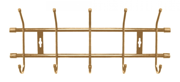 Вешалка настенная 5 крючков ВН5/БЖ бежевый Nika