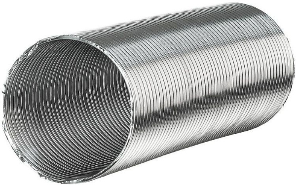 Воздуховод вентиляционный алюминиевый 125мм 1-3м Анкор заказать